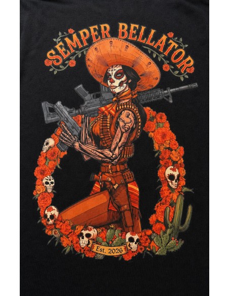Viva México Cabrones — Detalle del estampado trasero