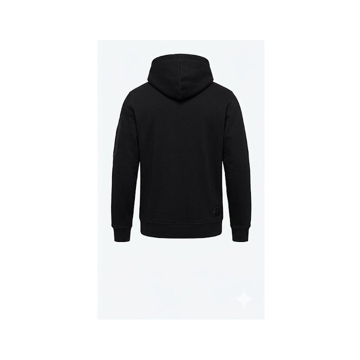 Sudadera con Capucha Negra Semper Bellator | Hoodie Urbana Premium