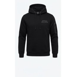 Sudadera con Capucha Negra Semper Bellator | Hoodie Urbana Premium